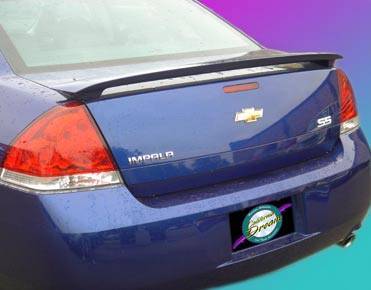 Razzi 2006-2019 Chevrolet Impala 2010-2012 Ford Fusion 2010-2012 Lincoln Mkz Custom ABS Spoilers 603N