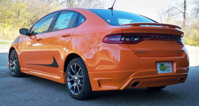 Razzi 1998-2004 Dodge Intrepid Unpainted Custom Abs Spoilers 103N