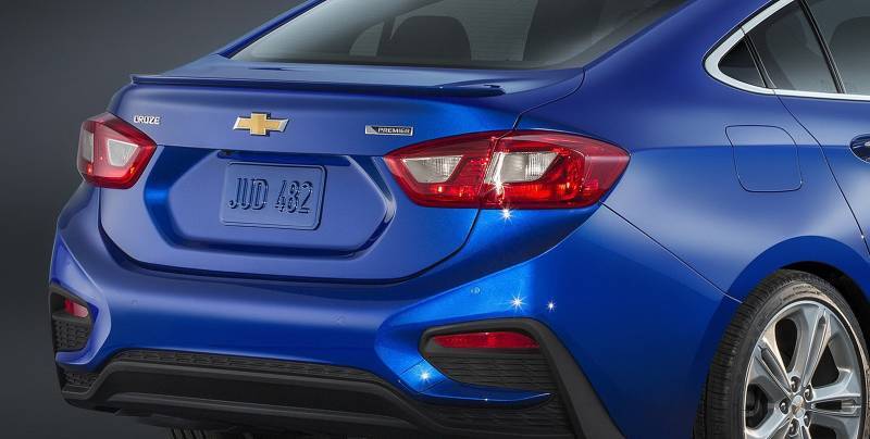 Razzi 2016-2025 Chevrolet Cruze Unpainted Lip OE STYLE Spoilers 712N
