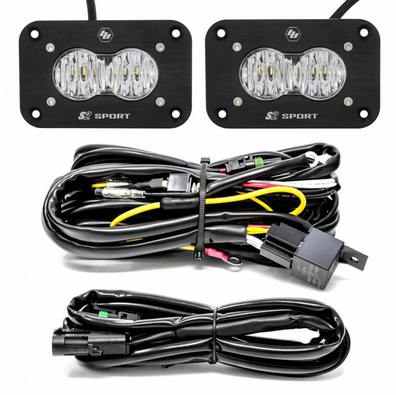LED Wide Cornering Flush Mount Backup Kit - Auto Parts Toys
