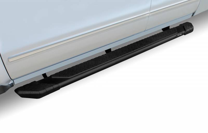 Raptor Series 2005-2021 Toyota Tacoma Extended Cab Access Cab 5in Tread Step Slide Track Running Boards Black Textured Aluminum 1904-0367BT