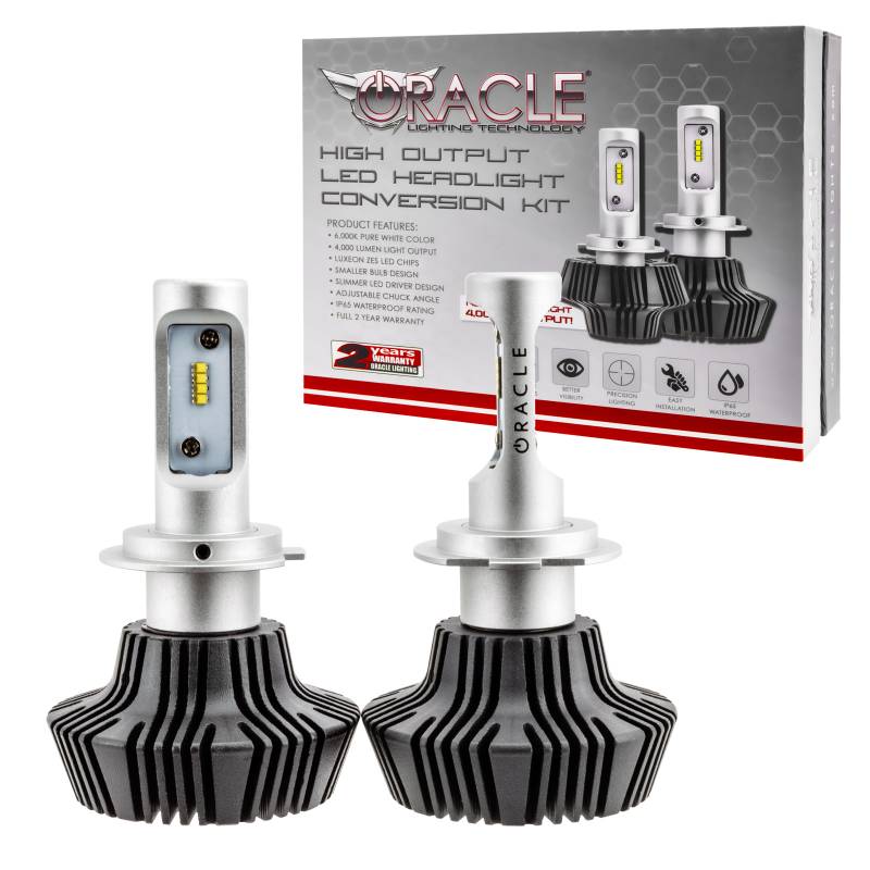 Oracle Lighting H7 4,000 Lumen LED Headlight Bulbs Pair 5232-001