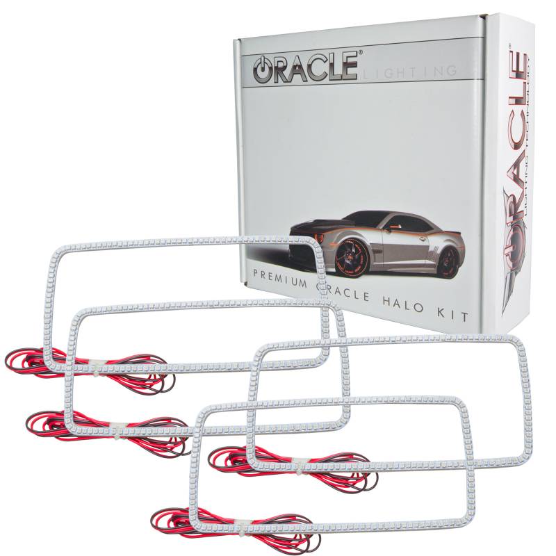 Oracle Lighting 2007-2013 GMC Sierra LED Halo Kit (New Square Ring Design) 2629-001