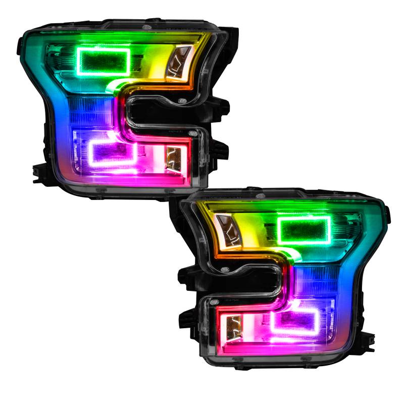 Oracle Lighting 2015-2017 Ford F-150 ColorSHIFT Projector Headlight Halo Kit 3957-330