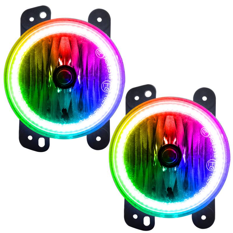 Oracle Lighting 2007-2009 Jeep Wrangler JK SMD Halo Fog Lights 7080-333