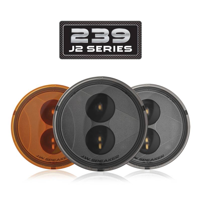 J.W Speakers 239 Jeep JK LED Round Turn Signals with Amber Lens 346483