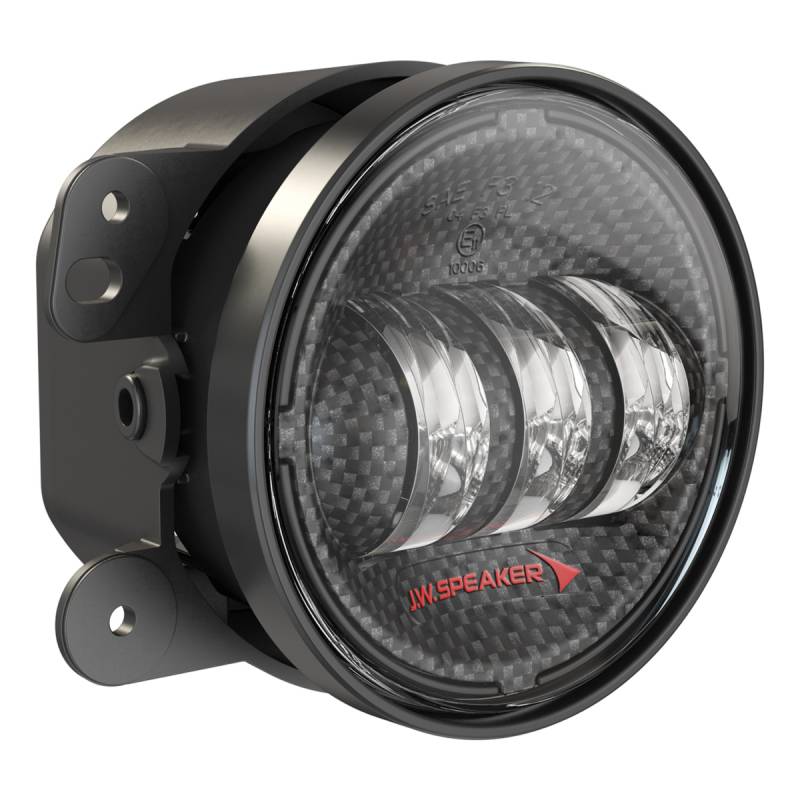 J.W Speakers 6145 J2 Black LED Fog Light With RED LOGO BEZEL KIT 554573