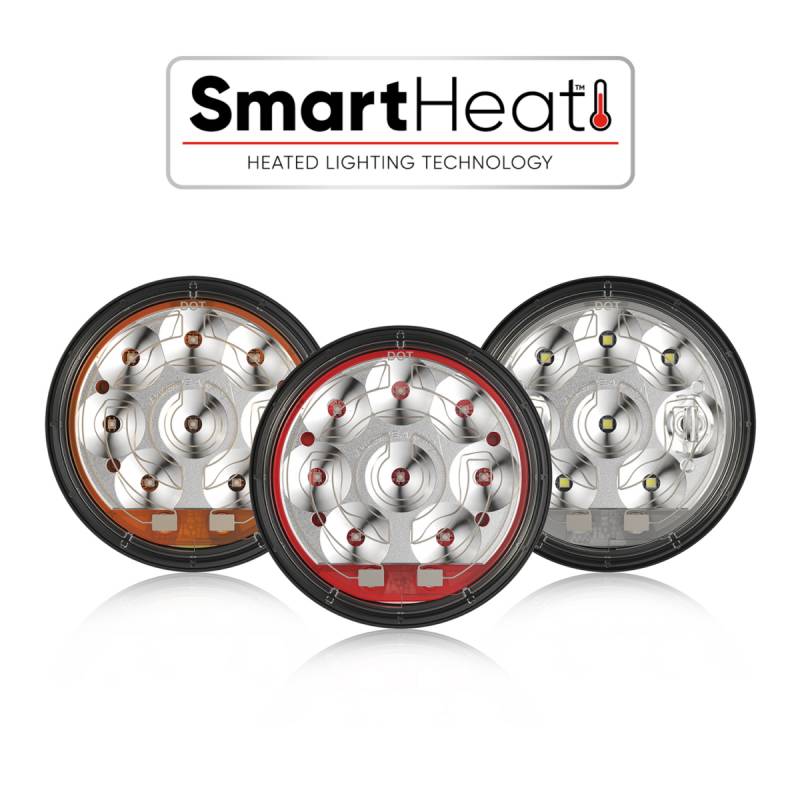 J.W Speakers 234 STT HTD 12V 24V 4" RND DOT Tail Light Harness 346264