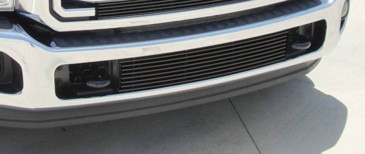 T-Rex 2011-2016 Ford F-250 F-350 F-450 F-550 Super Duty Bumper Billet Grille Insert Black Powdercoat 25546B
