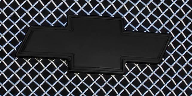 T-Rex 2003-2006 Chevrolet Silverado SS Billet Bowtie Emblem Front With Border Black 19100B
