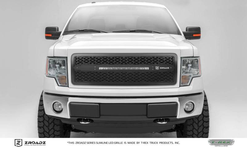 T-Rex 2013-2014 Ford F-150 ZROADZ Grille Black 1 Pc Insert with 20" LED Z315721