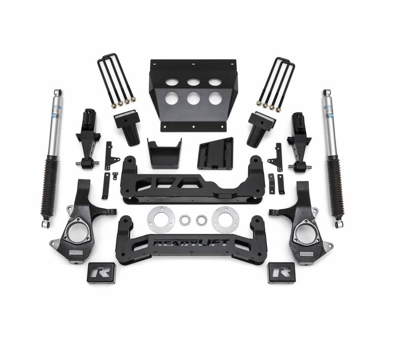 Readylift 2014-2018 Chevrolet Silverado GMC Sierra 1500 7'' Big Lift Kit for Cast Steel OE Upper Control Arms with Bilstein Shocks 44-3471