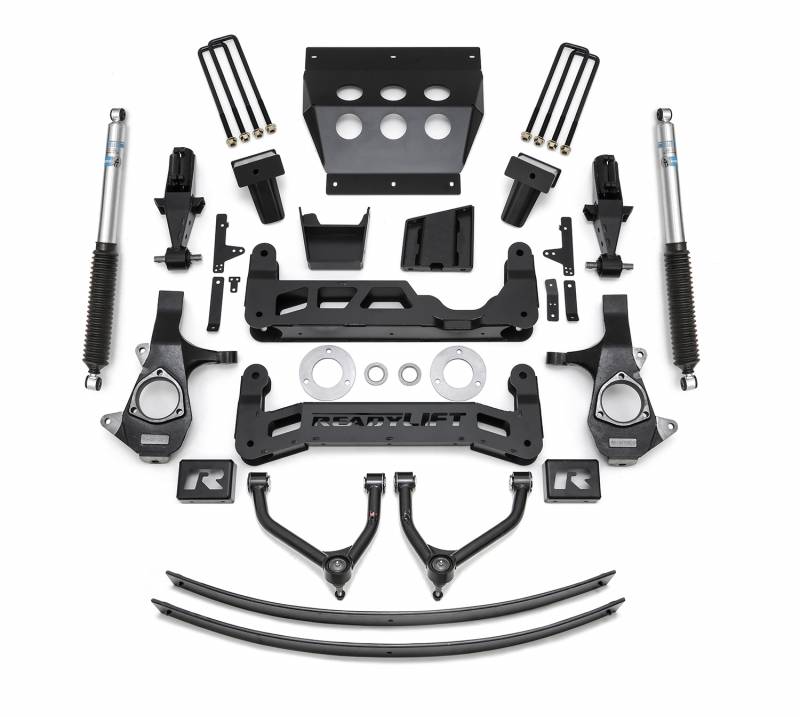 Readylift 2014-2018 Chevrolet Silverado GMC Sierra 1500 9'' Big Lift Kit for Cast Steel OE Upper Control Arms with Bilstein Shocks 44-3491