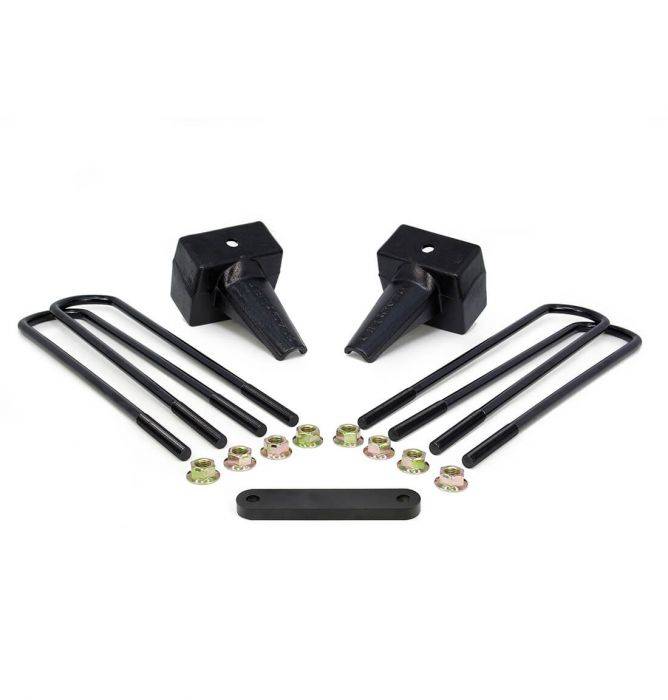Readylift 1999-2010 Ford F250 F350 F450 RWD 4WD 5'' Flat Rear Block Kit with Carrier Beraing Spacer for 2 Piece Drive Shaft 66-2295