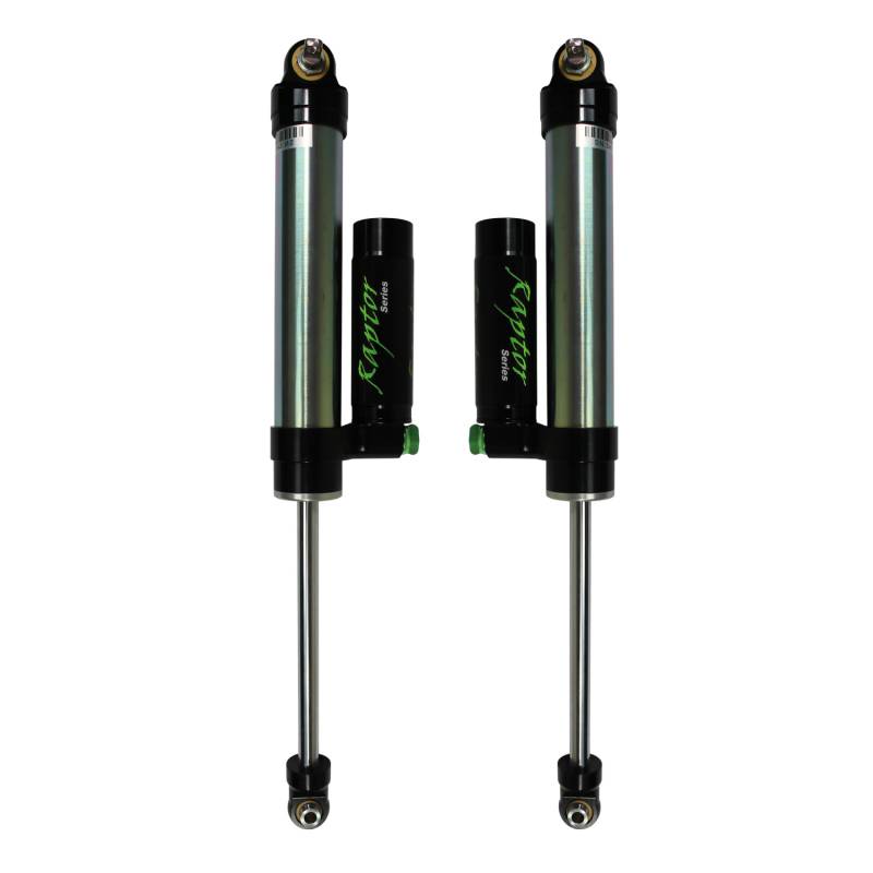 Raptor Series 2007-2018 Jeep Wrangler JK 4" Lift Rear Shocks CNC machined 6061-T6 billet aluminum Black anodized 170107-420601