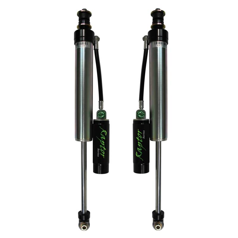 Raptor Series 2007-2018 Jeep Wrangler JK 4" Lift Front Shocks CNC machined 6061-T6 billet aluminum Black anodized 170107-420600