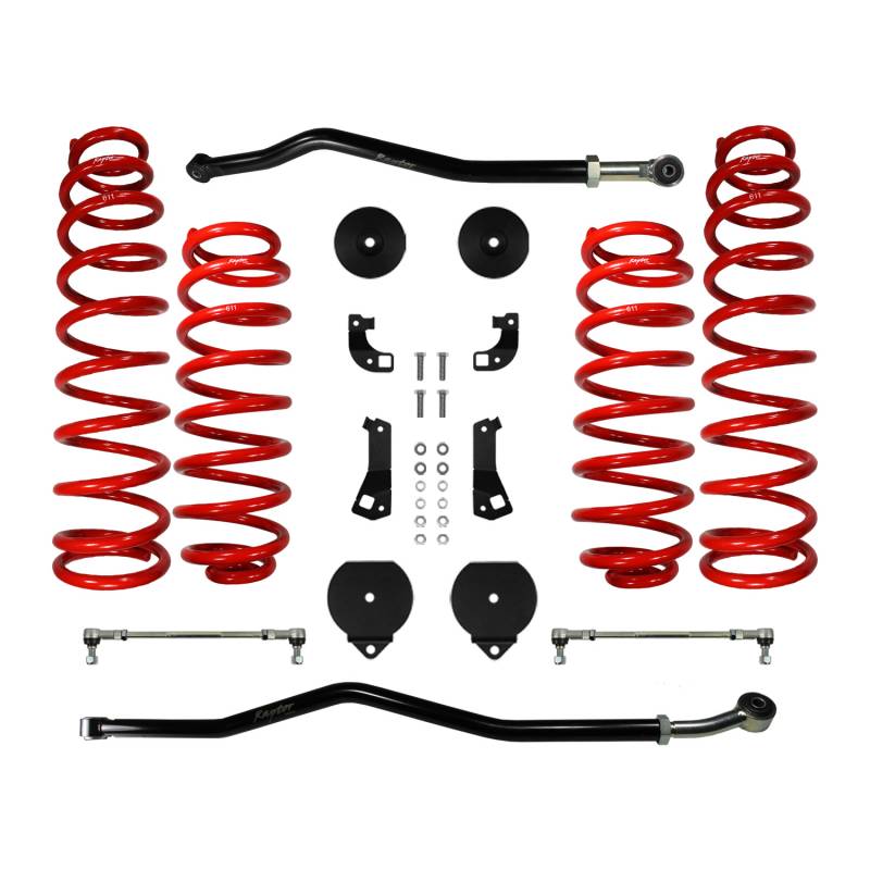 Raptor Series 2007-2018 Jeep Wrangler JK 4" Suspension Lift Kit Stage 1 KJK41