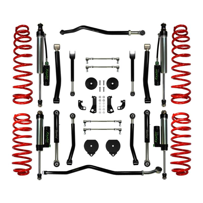 Raptor Series 2007-2018 Jeep Wrangler JK 4" Suspension Lift Kit Stage 3 KJK43