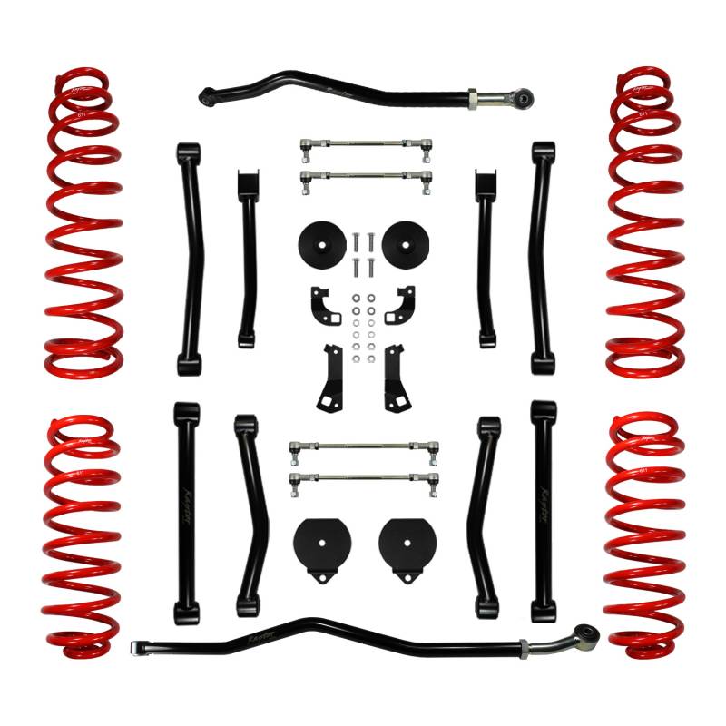 Raptor Series 2007-2018 Jeep Wrangler JK 2.5" Suspension Lift Kit Stage 3 KJK253