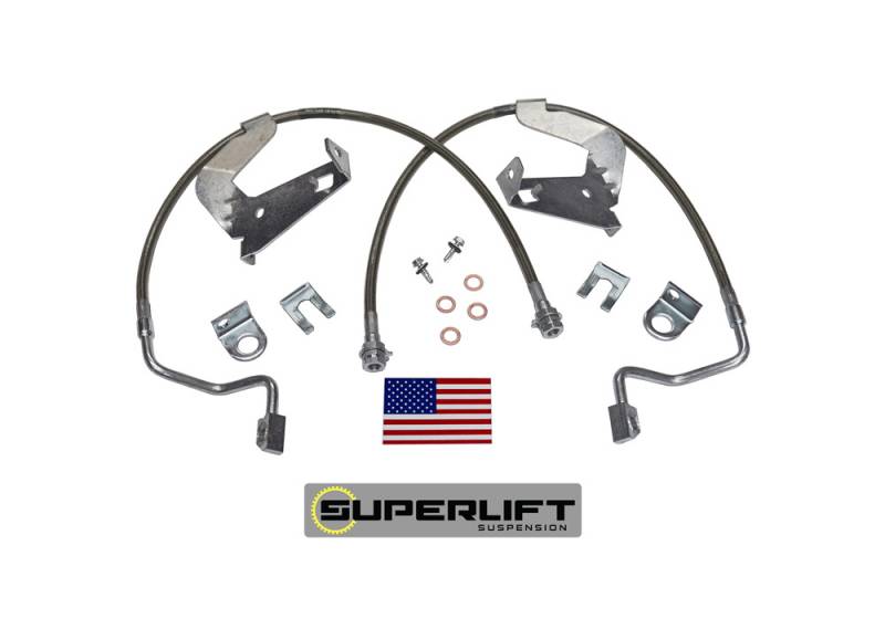 SUPERLIFT 2008-2010 Ford F-250 F-350 Super Duty Bulletproof Brake Hose Front 91540