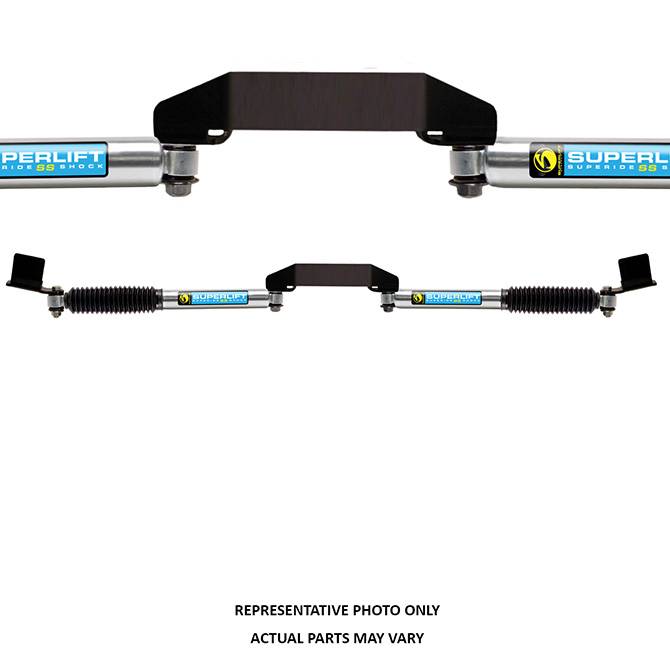 SUPERLIFT 1999 Ford F-250 2000-2004 F-250 F-350 Super Duty 4WD Dual Bilstein Steering Stabilizer Kit 92710