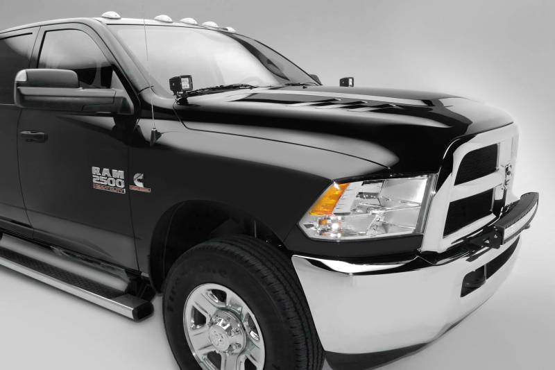 ZROADZ 2009-2018 Dodge Ram 1500 2500 3500 2019-2025 Ram 1500 Classic Hood Hinge LED Bracket to mount (2) 3 Inch LED Pod Lights Z364521