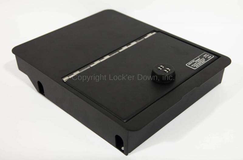Lock'er Down 2006-2018 Dodge Ram 1500 2500 3500 2019 Except 1500 Under Front Seat Inc Console Safe LD2058