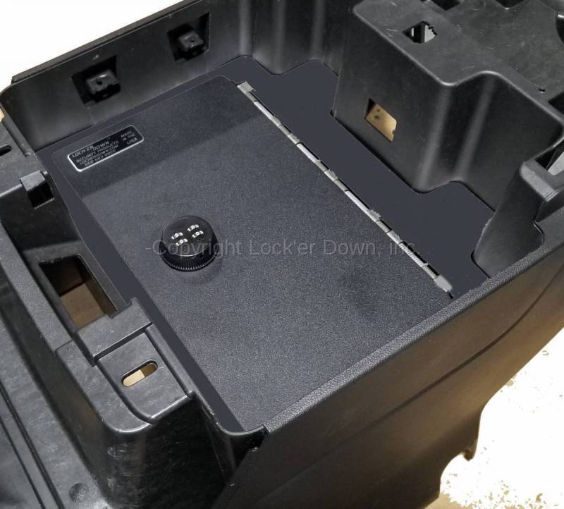 Lock'er Down 2019 Chevrolet Silverado GMC Sierra 1500 Series Model EXxtreme Console Safe LD2072EX