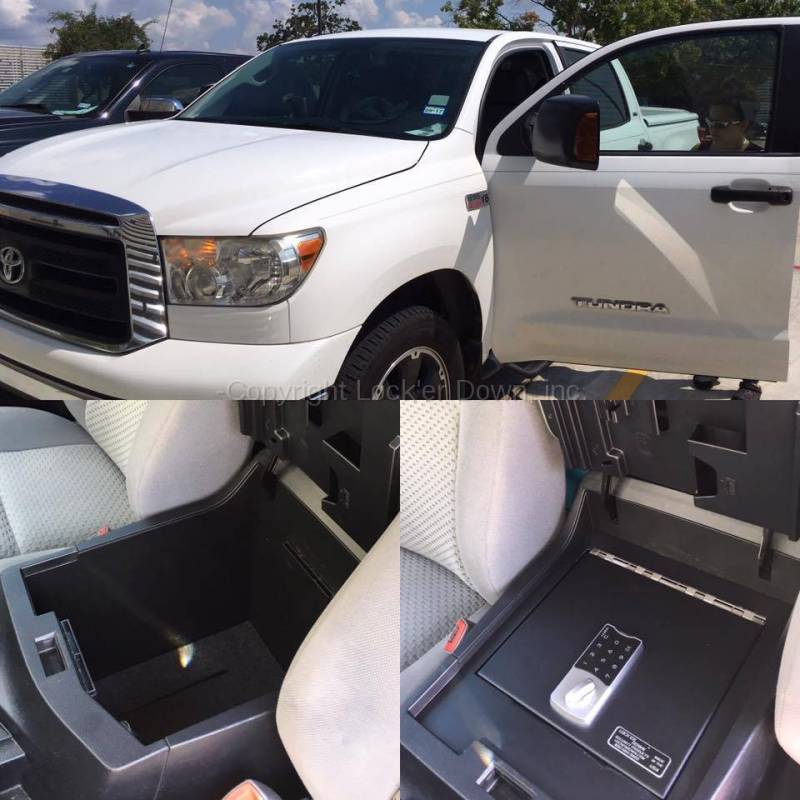 Lock'er Down 2007-2013 Toyota Tundra 2008-2019 Sequoia Console Safe LD2013