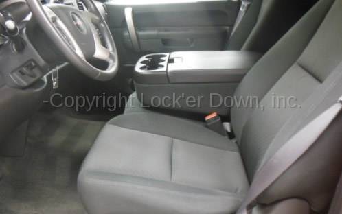 Lock'er Down 2007-2014 Chevrolet Silverado Tahoe GMC Sierra Split Bench  Model Console Safe LD2014