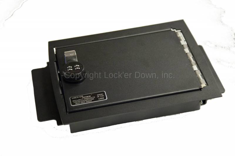 Lock'er Down 2009-2014 Ford F150 Console Safe Floor Console Shifter on column Model LD2025