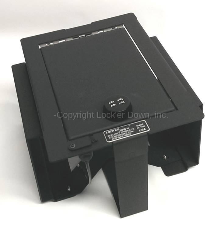 Lock'er Down 2009-2012 Ford F150 Full Floor Console Fits Raptor Platinum Model Console Safe LD2026