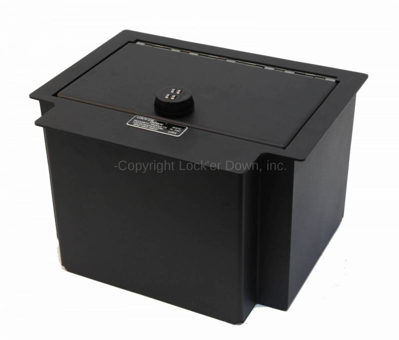 Lock'er Down 2014-2018 Chevrolet Silverado GMC Sierra 1500  2015-2019  2500 & 3500 Series Model Console Safe will not fit eAssist LD2040