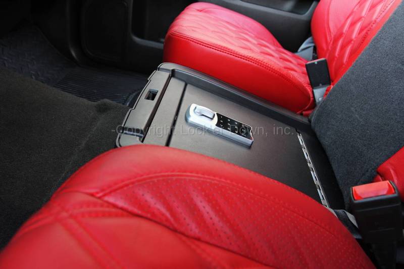 Lock'er Down 2014 Chevrolet Silverado GMC Sierra 1500 2015-2018 1500 2500 3500 Series Model Under Seat Console Safe LD2041