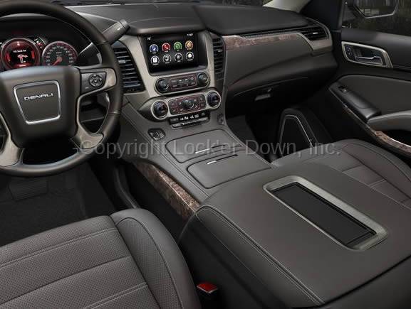 Lock'er Down 2015-2019 Chevrolet Suburban Tahoe GMC Yukon Model Console Safe LD2042