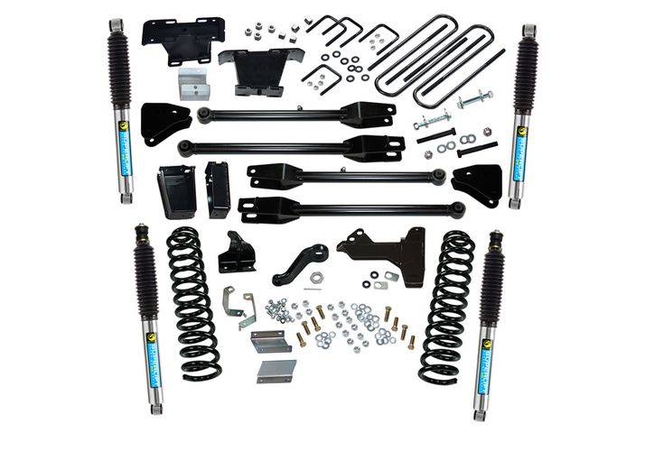 SUPERLIFT 2011-2016 Ford F-250 F-350 Super Duty 4WD Dsl with 4-Link Conversion & with Bilstein shocks Lift Kit 6" K237B