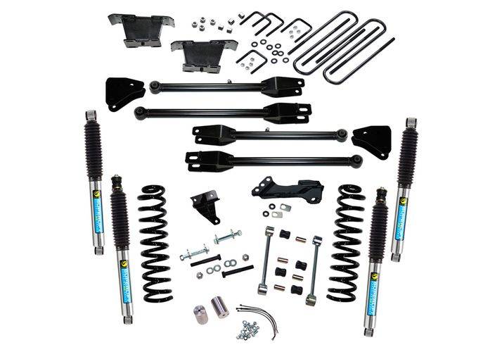 SUPERLIFT 2008-2010 Ford F-250 F-350 Super Duty 4WD Dsl with 4-Link Conversion &with Bilstein shocks Lift Kit 4" K233B
