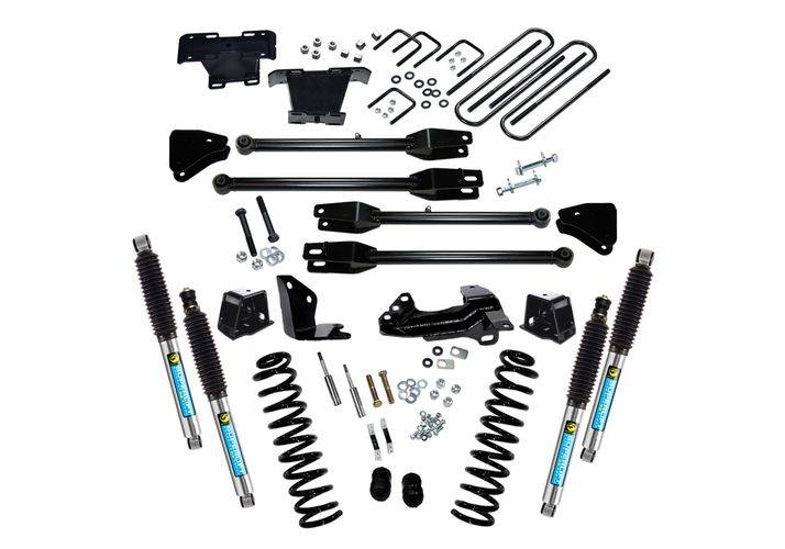 SUPERLIFT 2005-2007 Ford F-250 F-350 Super Duty 4WD Diesel with 4-Link Conversion & Bilstein Shocks Lift Kit 4" K230B