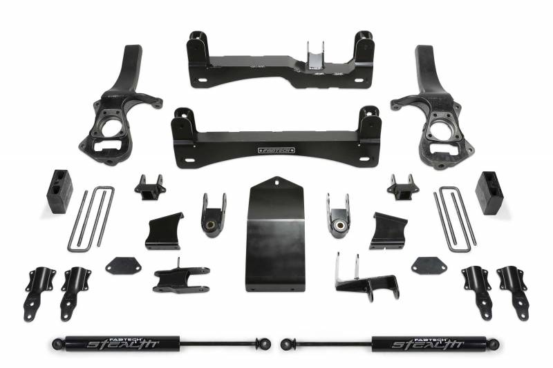 Fabtech 2019 Chevrolet Silverado GMC Sierra 1500 Pickup 6" Budget Front and Rear Suspension Lift Kit K1132M