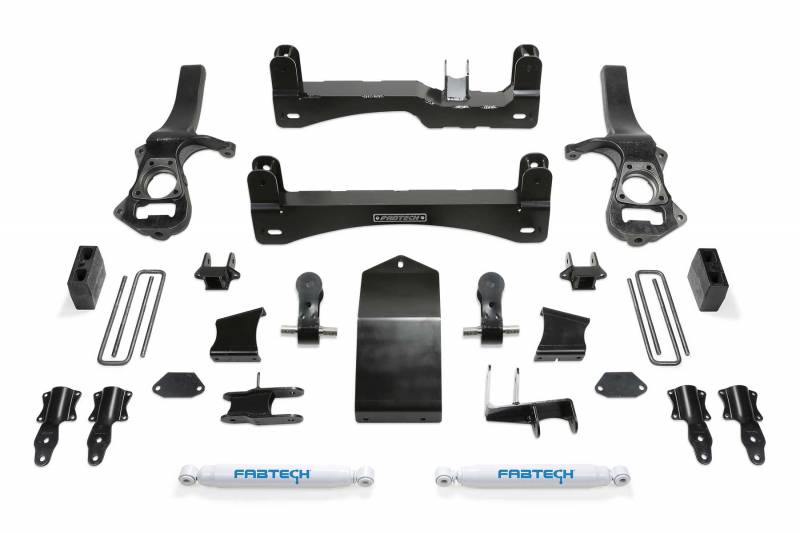 Fabtech 2019 Chevrolet Silverado GMC Sierra 1500 4" Basic Front and Rear Suspension Lift Kit K1136