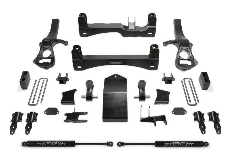 Fabtech 2019 Chevrolet Silverado GMC Sierra 1500 Pickup 4" Basic Front and Rear Suspension Lift Kit K1136M