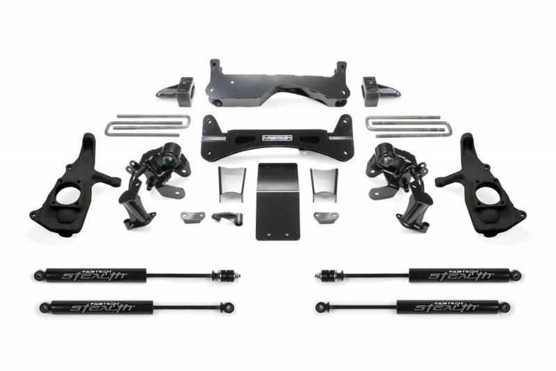 Fabtech 2014-2018 Chevrolet Silverado GMC Sierra 2500HD Stealth 6" RTS System PERF Shocks K1046M