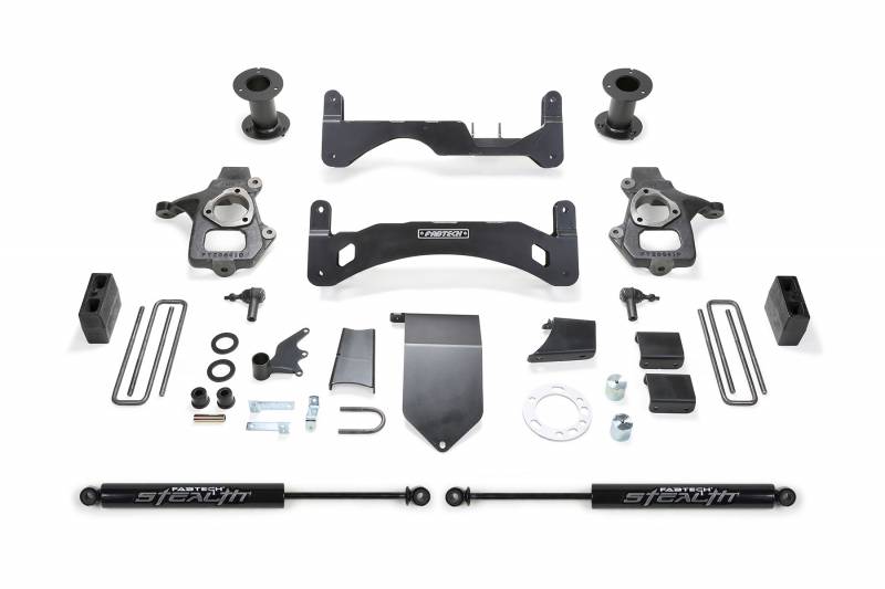 Fabtech 2014-2018 Chevrolet Silverado GMC Sierra 1500 Pickup 6" Basic Gen II Front and Rear Suspension Lift Kit K1083M