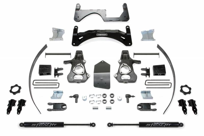 Fabtech 2014-2018 Chevrolet Silverado GMC Sierra 1500 Pickup 6" Basic Front and Rear Suspension Lift Kit K1067M