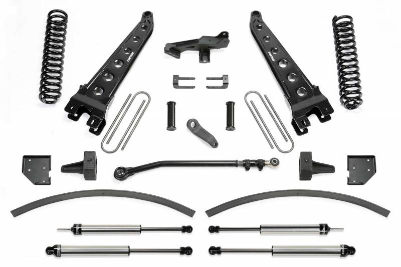 Fabtech 2017-2019 Ford F-250 F-350 4WD Dsl 8" RAD ARM System Coils DLSS Shocks K2265DL