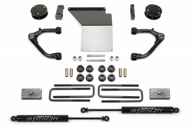 Fabtech 2007-2018 Chevrolet Silverado GMC Sierra 1500 Pickup 3" Uniball UCA Front and Rear Suspension Lift Kit K1062M