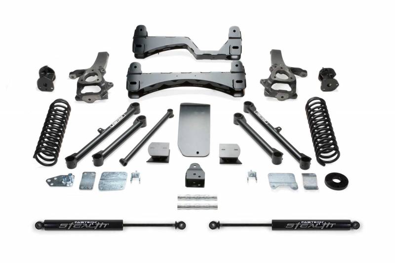 Fabtech 2013-2018 Dodge Ram 1500 4WD Stealth 6" Basic Front and Rear Suspension Lift Kit K3055M