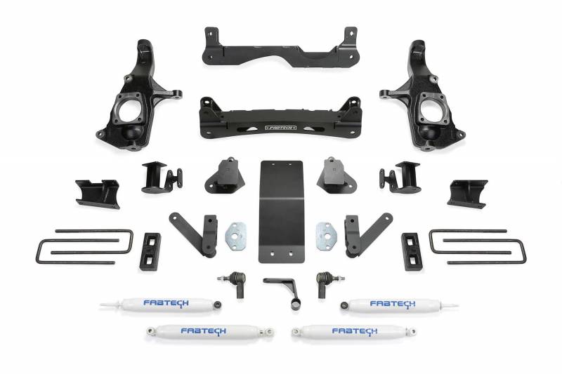 Fabtech 2011-2019 Chevrolet Silverado GMC Sierra 2500HD 2WD 4WD 4" Basic System PERF Shocks K1121