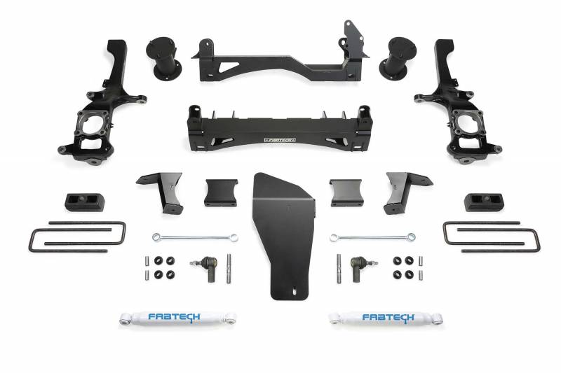 Fabtech 2016-2018 Nissan Titan XD 4WD 6" Basic System PERF Shocks K6005