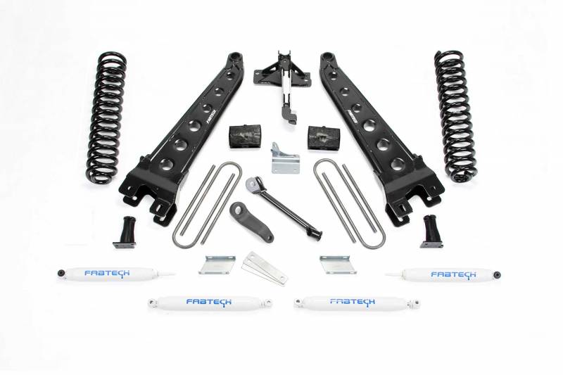 Fabtech 2016-2018 FORD F-250 4WD 6" RAD ARM System Coils PERF Shocks K2119